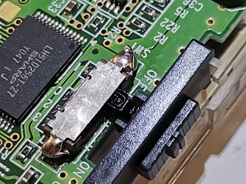 Gameboy Color Power Switch Replacement