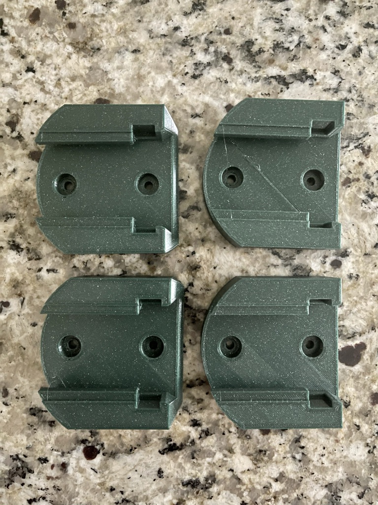 Milwaukee M18 Packout, No Logo Cutout, two hole mounting - rivet mounting