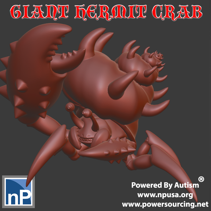 Giant Hermit Crab by np-dev | Download free STL model | Printables.com