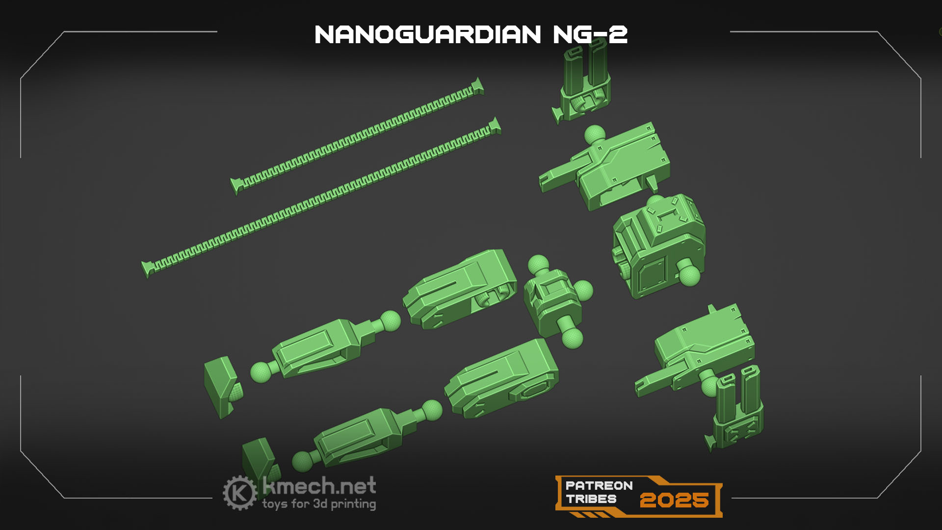 Miniatura 2 do modelo 3D Mech Modular NG2