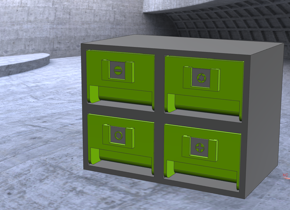 Screw box/workbench embellishment   Schraubenbox/Werkbankverschönerung — miniatura 2
