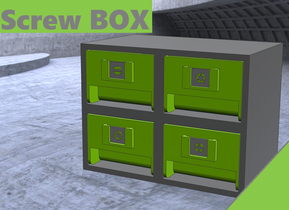 Screw box/workbench embellishment   Schraubenbox/Werkbankverschönerung