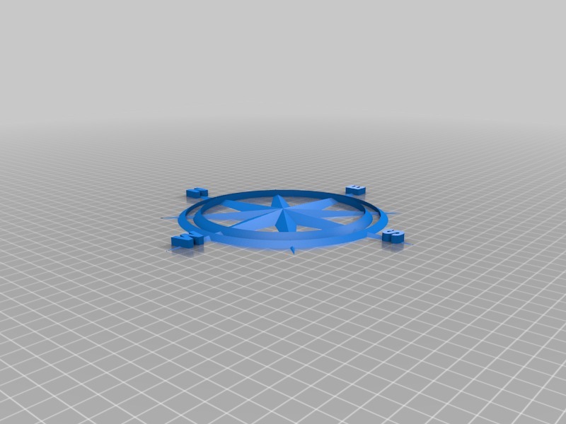 Wall Compass by inverted1 | Download free STL model | Printables.com