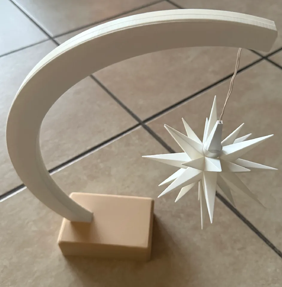 Herrnhuter Stern-Bogen mit Batteriehalter by Alexander Kl | Download free  STL model | Printables.com