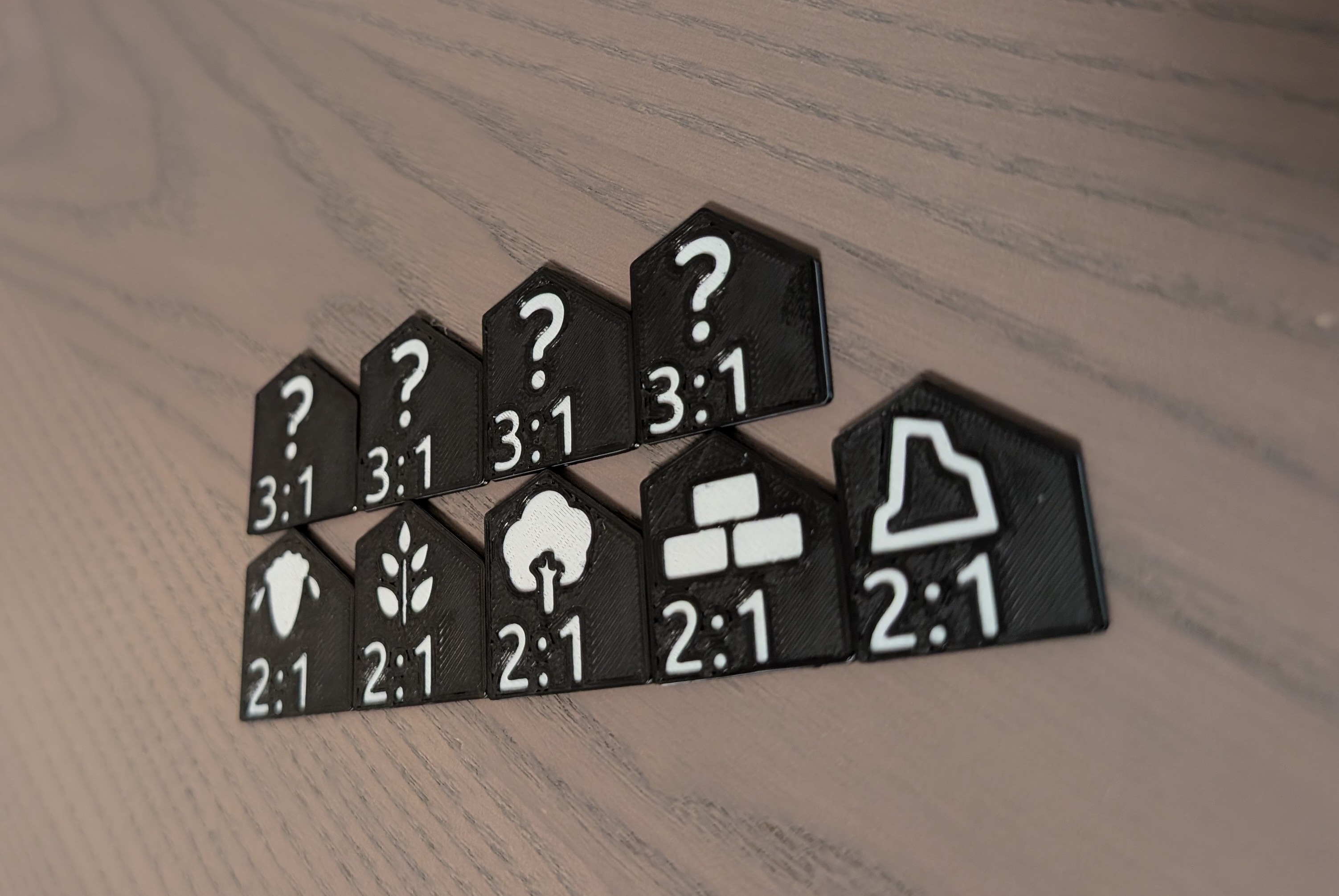 Catan Harbor Pieces