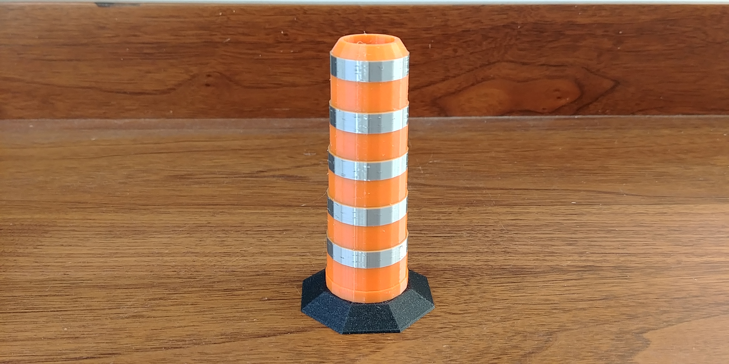 Montreal orange traffic / construction cone pen holder