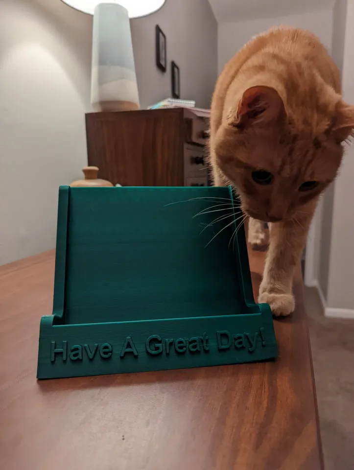 Calendario Geniale Table Stand da GattoViziato, Scarica il modello STL  gratuito