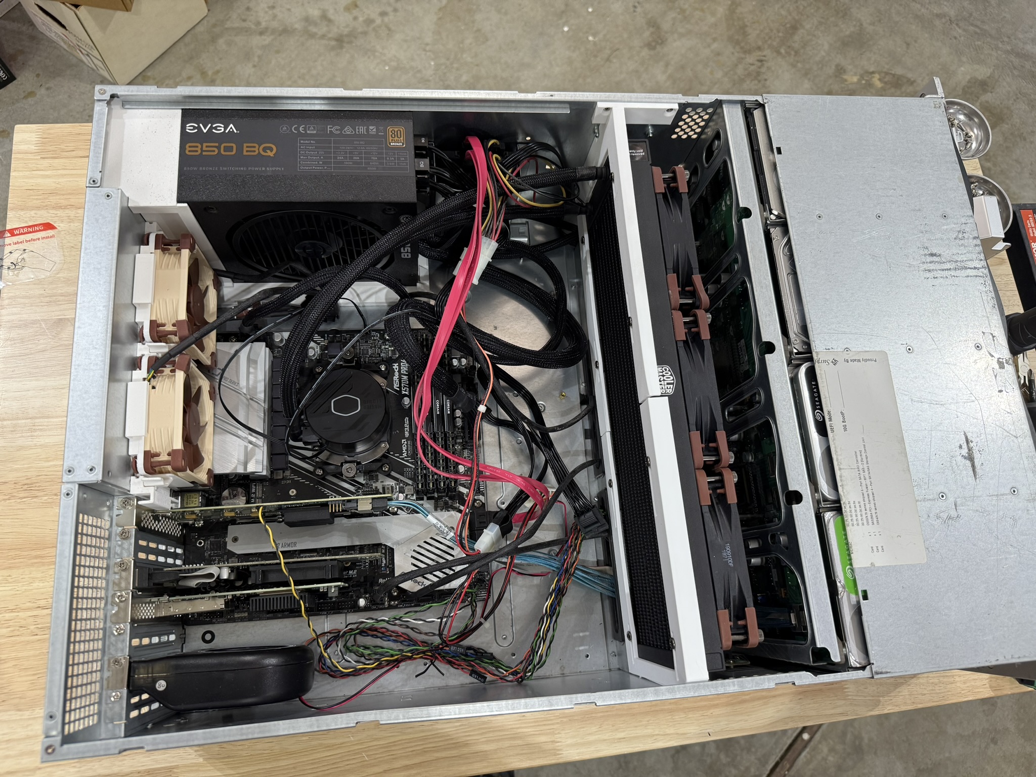 Supermicro SC846 AIO 360 Mount