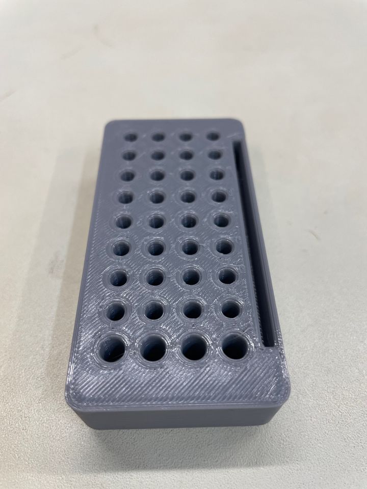 Gridfinity 1x2 bin Dremel Araçları, Spanner, Chuck ve Std. Dremel 3.15mm (1/8 ") Araçlar (Sadece Plastik Aparattır!!!)