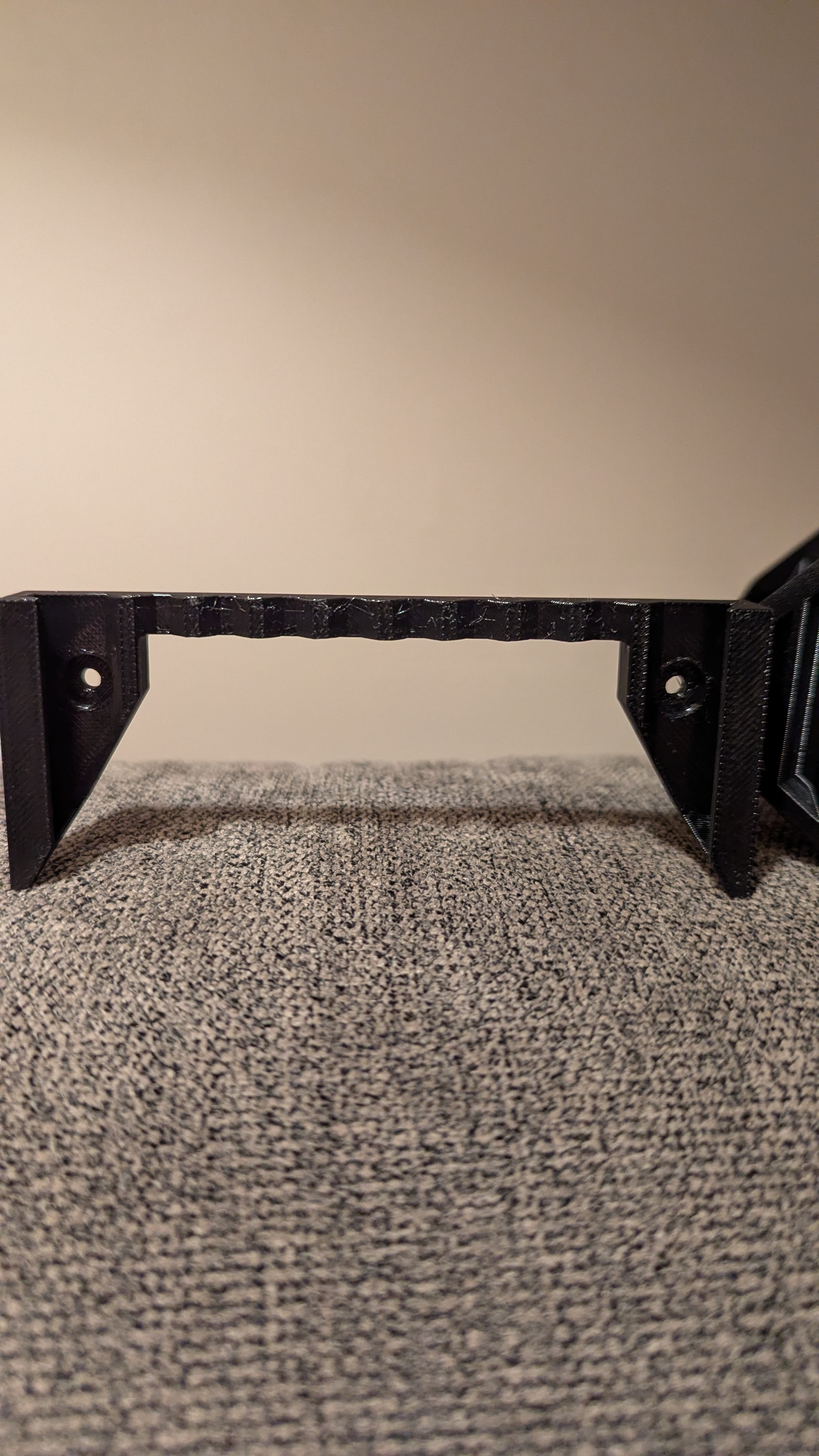 Miniatura 6 do modelo 3D Wall mount for Stackable Storage Bin, Vase Mode