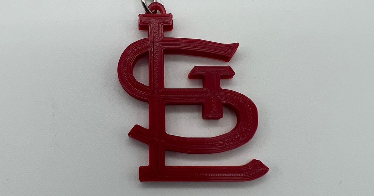 Mlb St. Louis Cardinals Giants Keychan Logo Printable - 3D Print