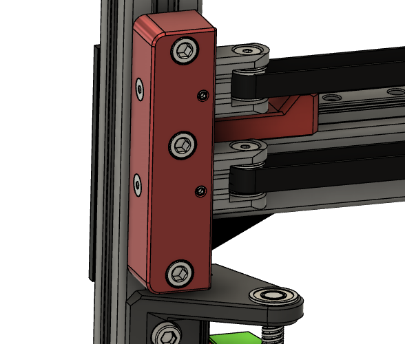 Hybrid upgrade belt tensioners for Rat Rig V-Core 3/3.1