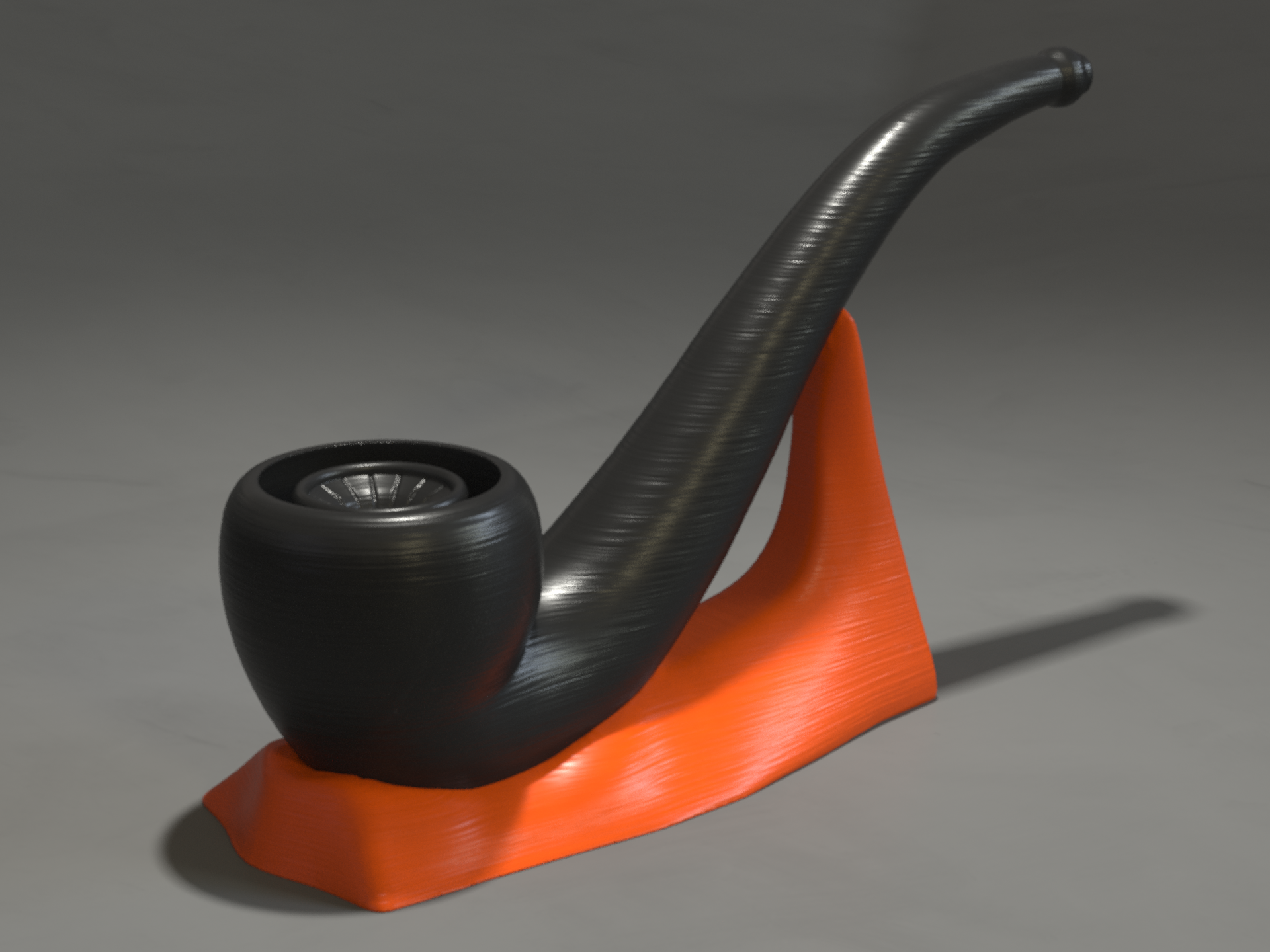 Miniatura 2 do modelo 3D Over Engineered Bubble Pipe w/ Stand