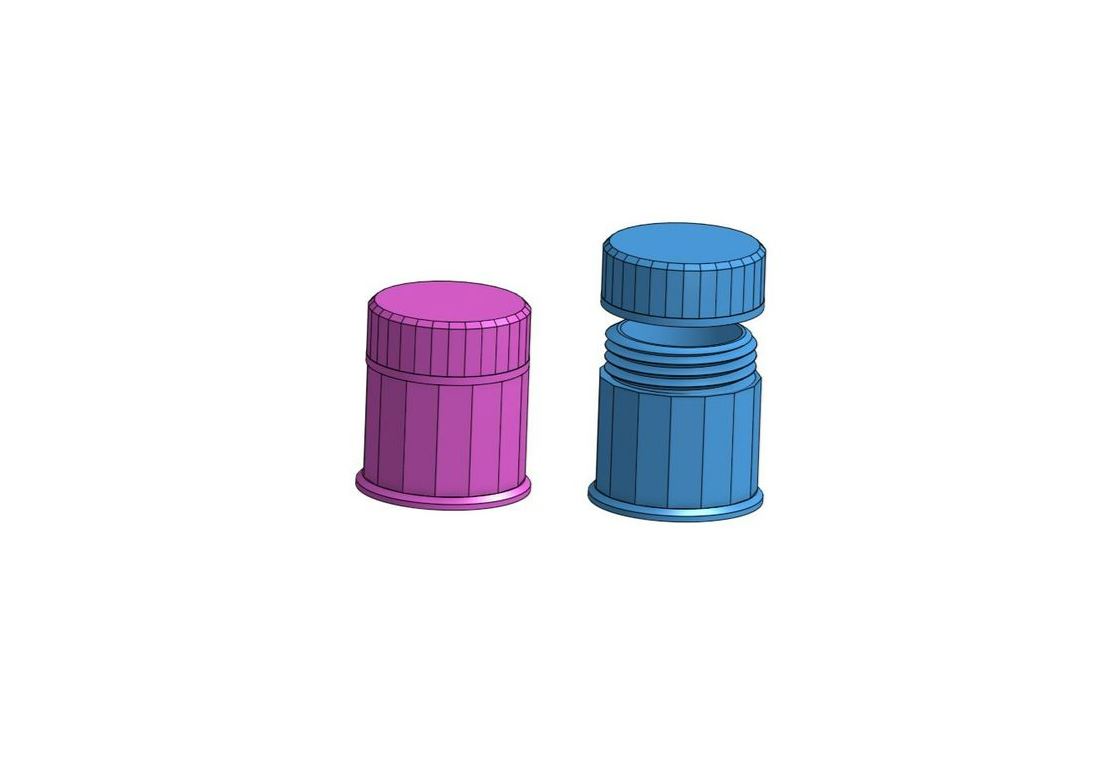Small polygon container