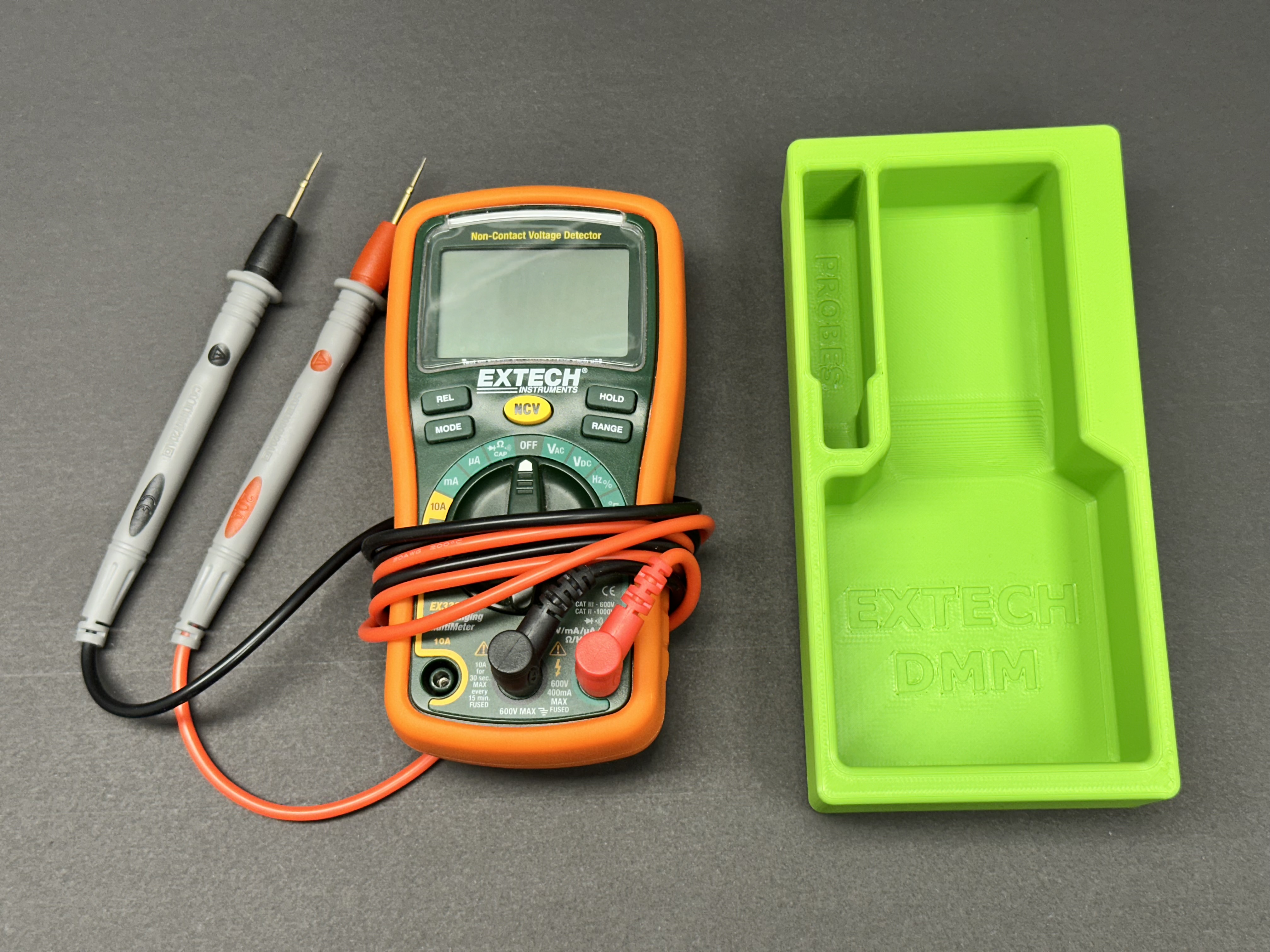 Miniatura 2 do modelo 3D Extech Multimeter Holder (Gridfinity compatible)