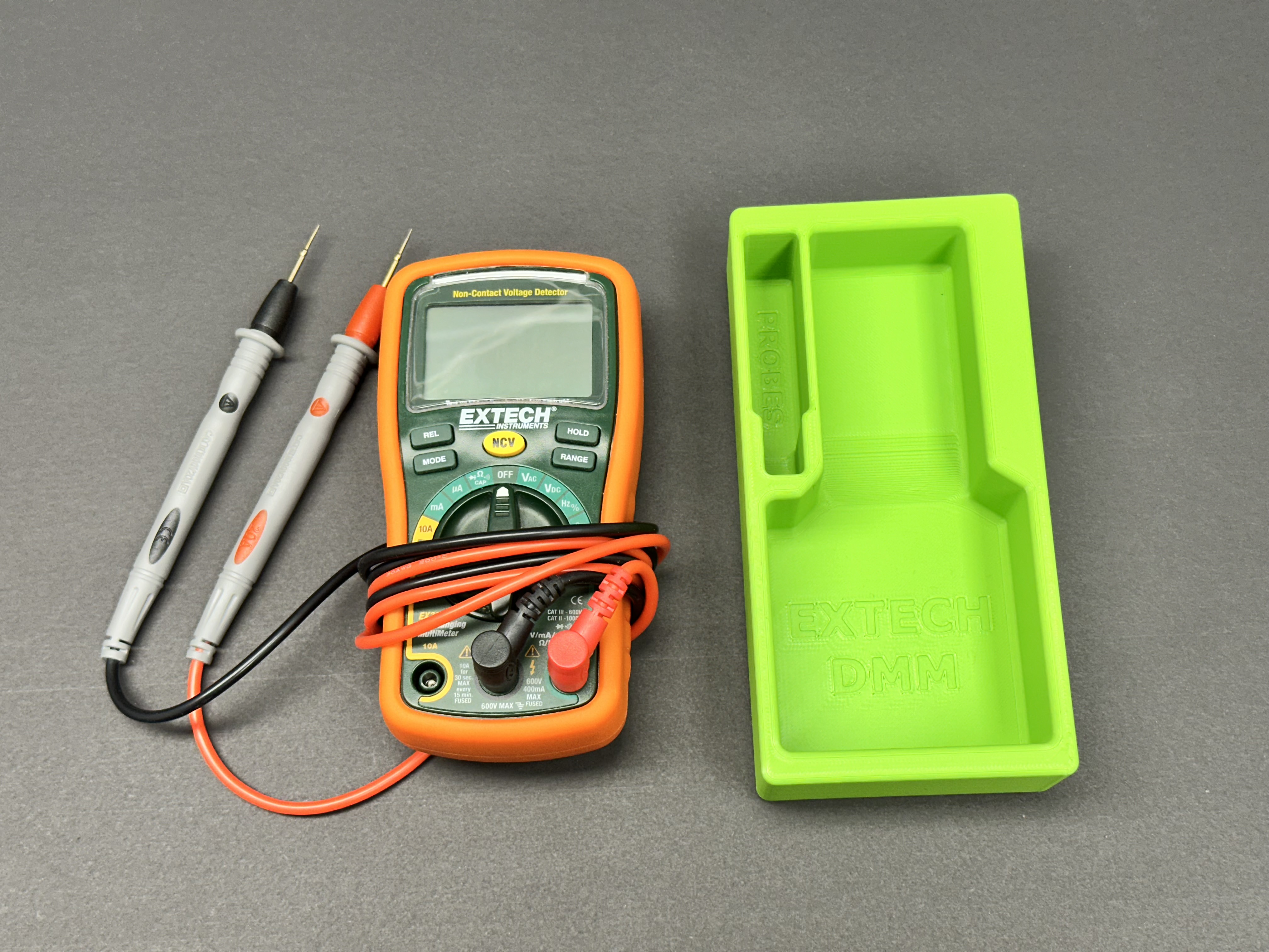 Miniatura 3 do modelo 3D Extech Multimeter Holder (Gridfinity compatible)