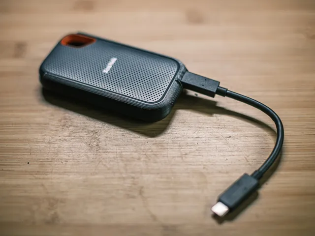 SanDisk Extreme Portable SSD (SDSSDE61-1T00) Compact Case - Redesign with port and better fit