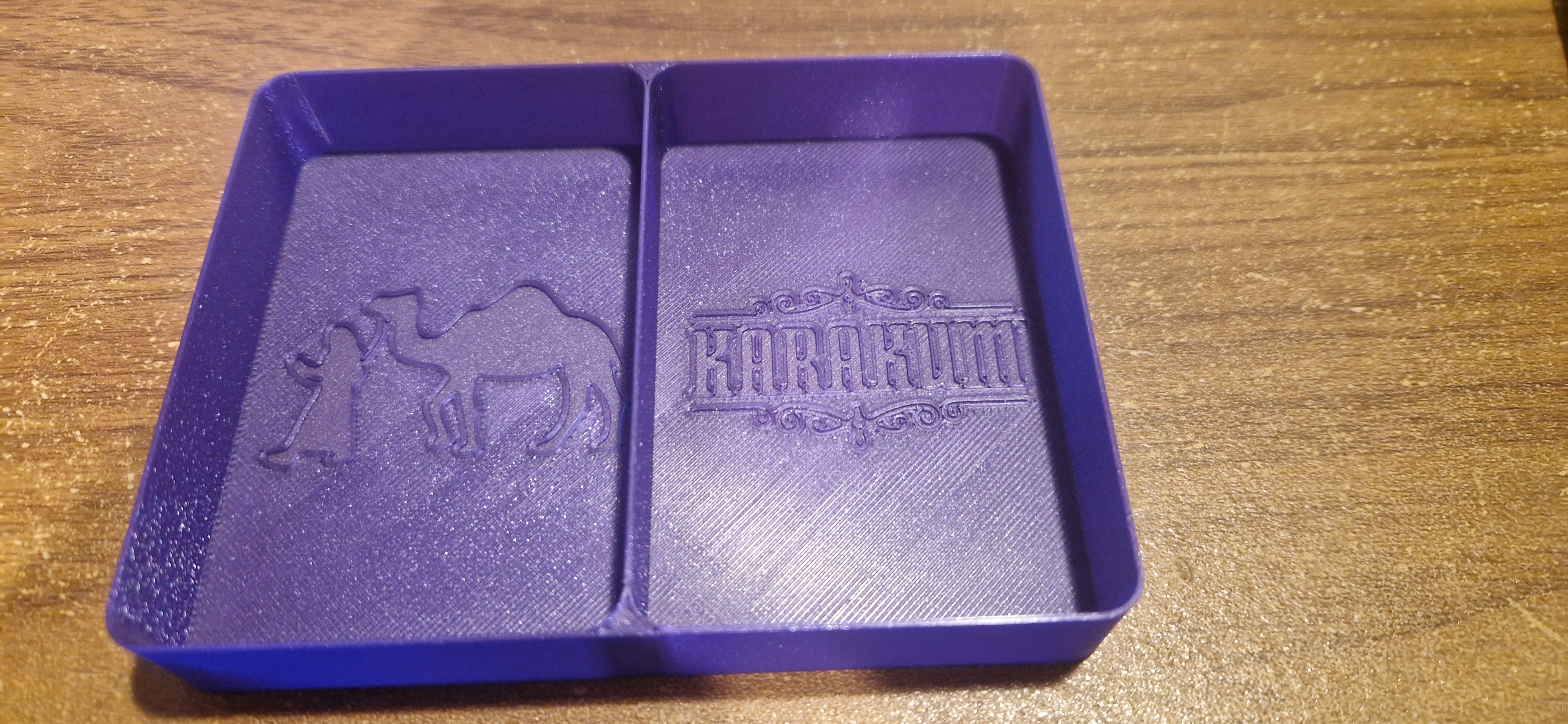 Karakum card game box insert