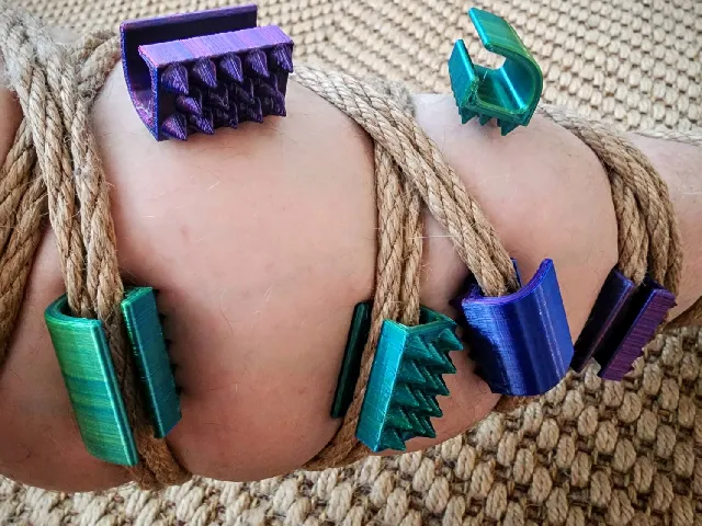 Rope bondage spikes | Shibari thorns (Flat V2)