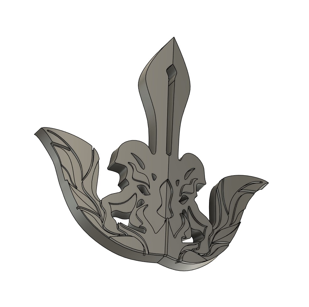 Golden Ornament on genichiros helmet