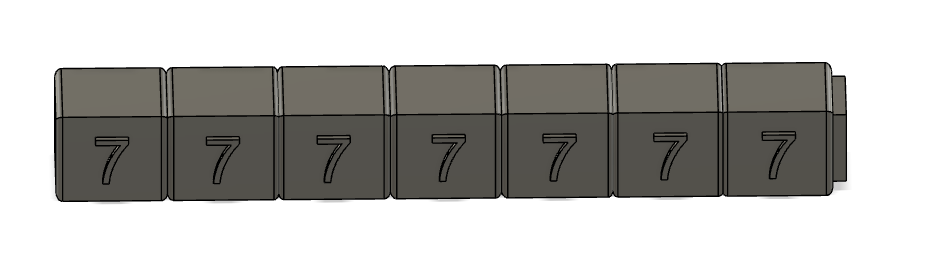 Miniatura 7 do modelo 3D Number blocks.