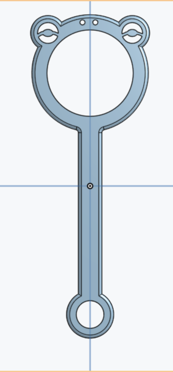 frog bubble wand (for bubble mixture)