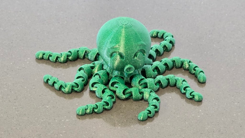 Miniatura 3 do modelo 3D Cute Octopus - version 3