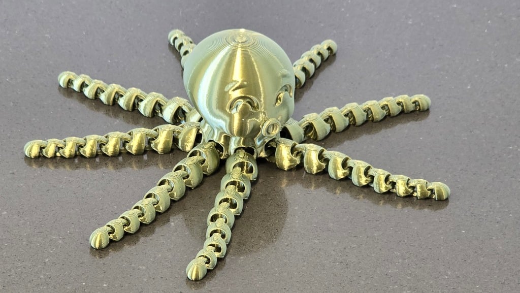 Miniatura 4 do modelo 3D Cute Octopus - version 3