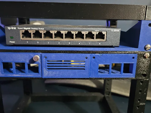 10" 1U Raspberry Pi Rack - Draft