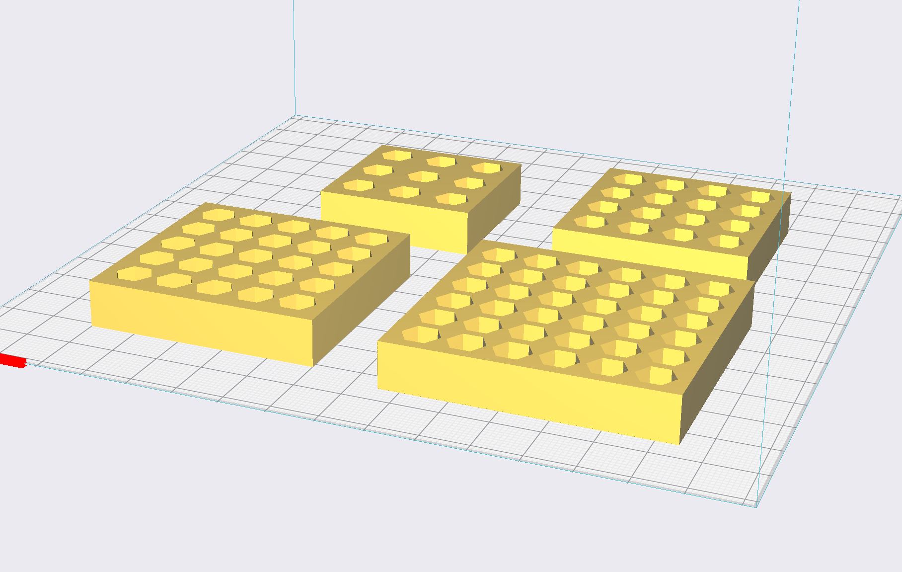 Miniatura 2 do modelo 3D Hex Bit Holders (Multiple Sizes)