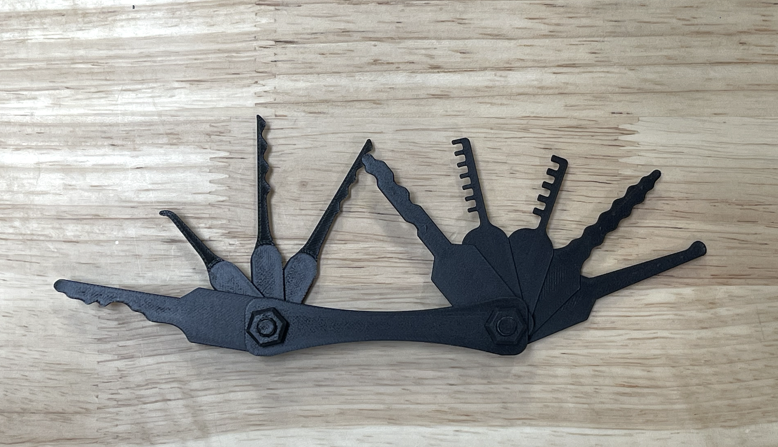 Miniatura 5 do modelo 3D Lock Pick 9 in 1 Multitool