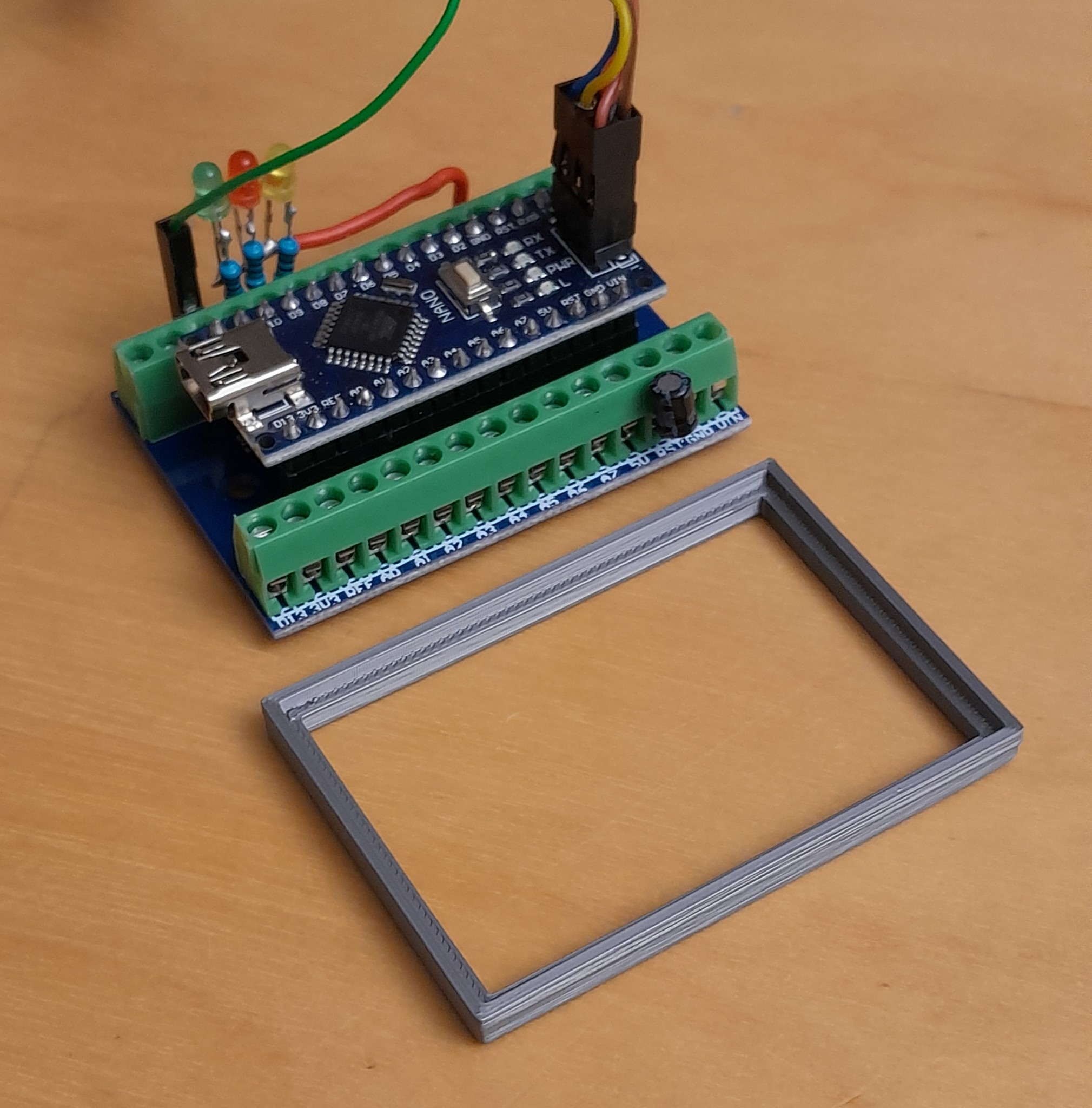 Arduino Nano Bumper (for screw terminal "shield")