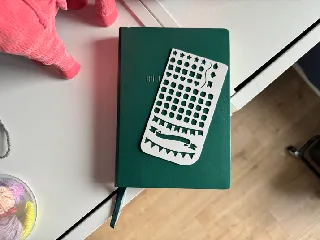 Reading Journal Stencil