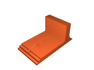 finger board ramp railing by tinker nerd | Download free STL model ...
