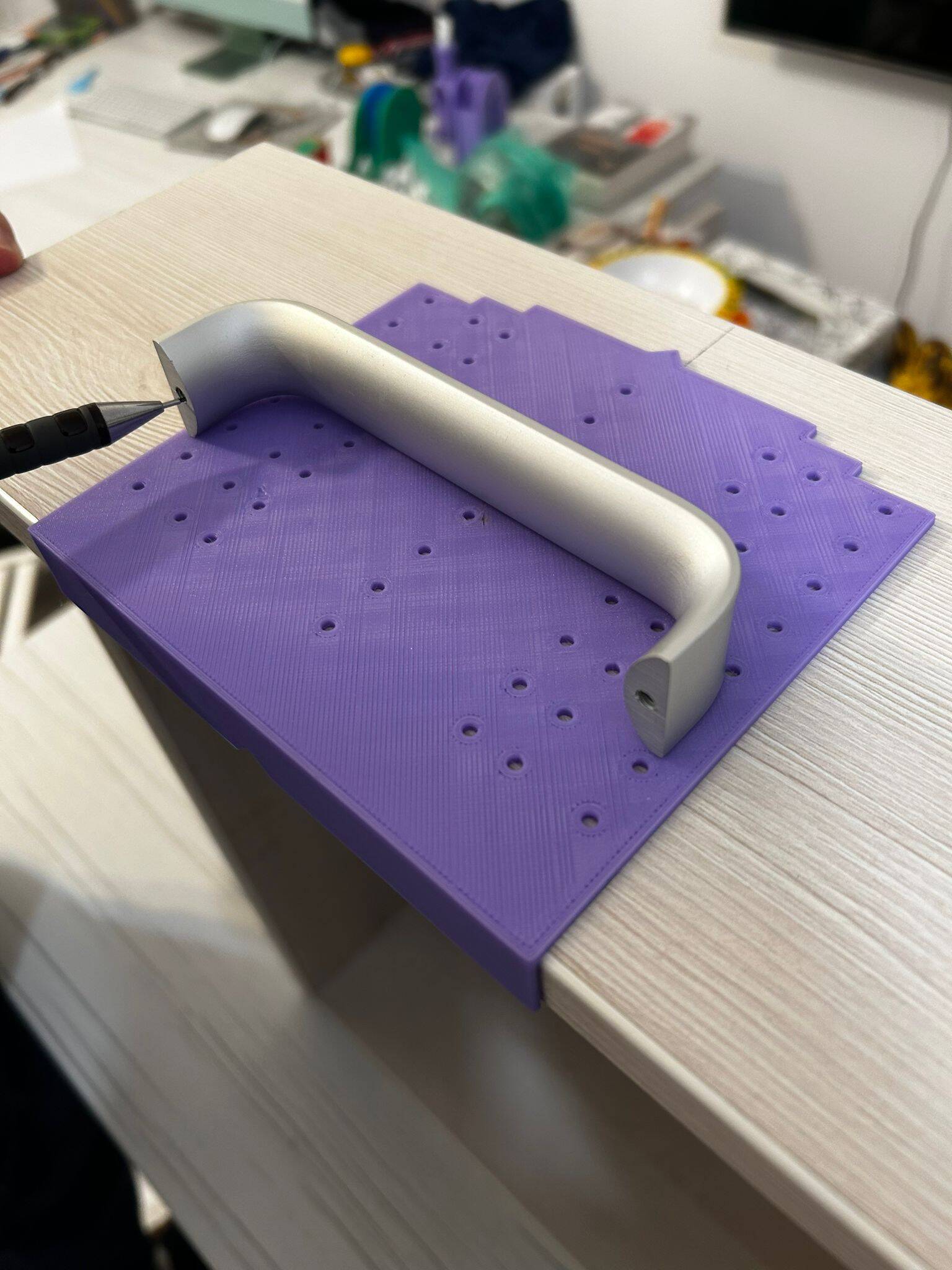 Drill Template for cabinet handle