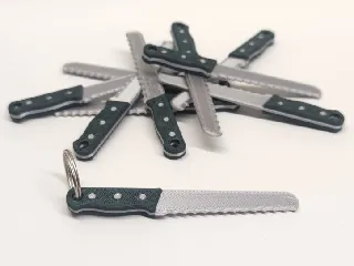 Bread Knife Keychain