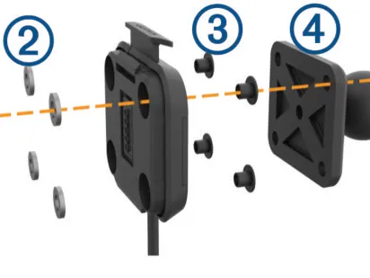 Garmin 011-02023-90 Spacer for Zumo XT
