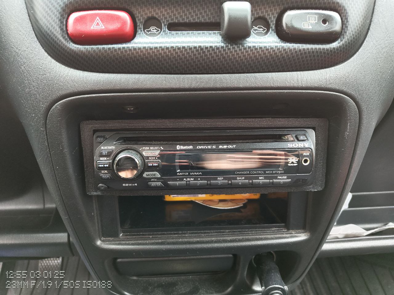 Sony 1DIN Car Radio Bezel