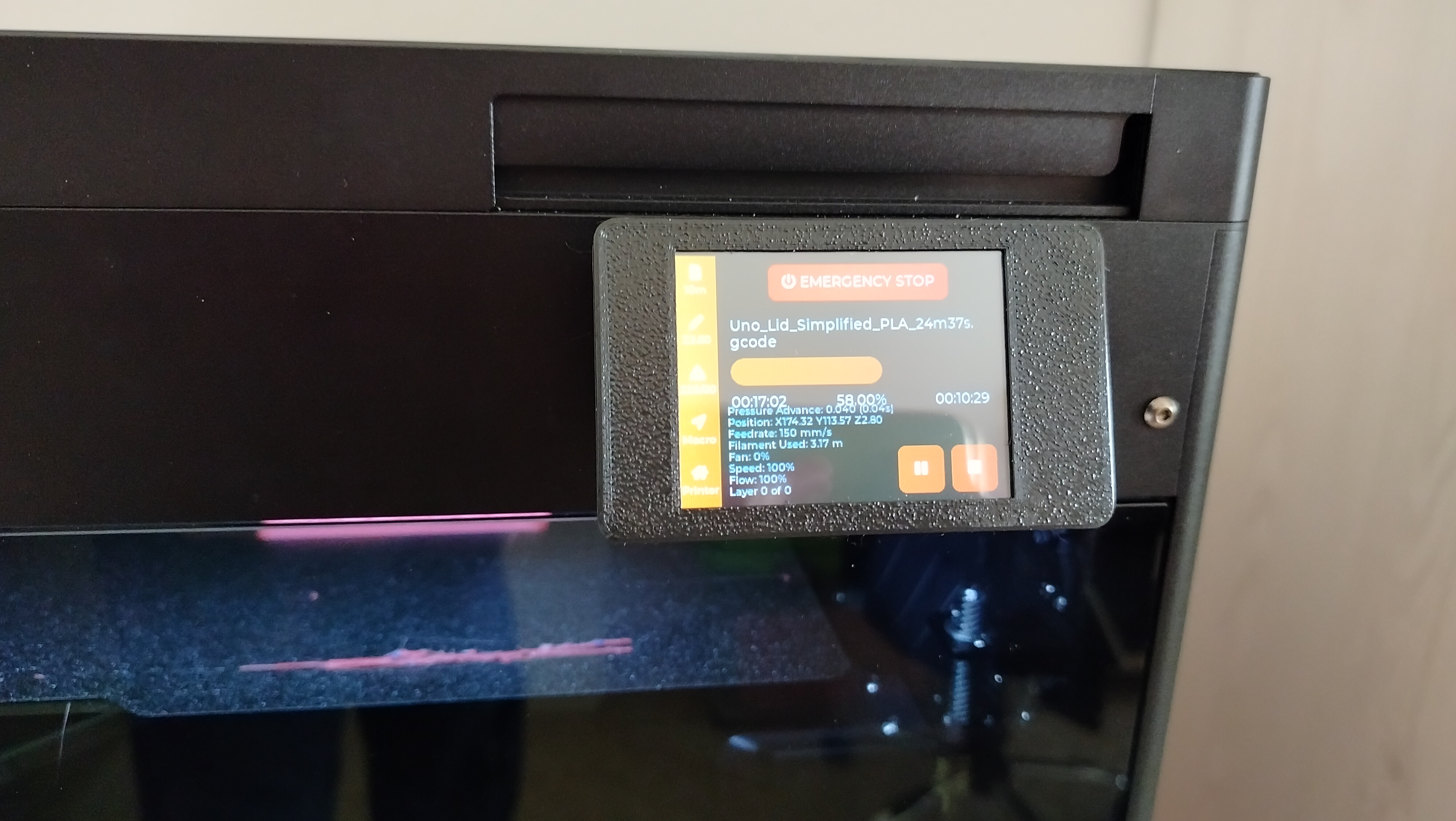 TwoTrees SK1 CYD 2.8" enclosure and support