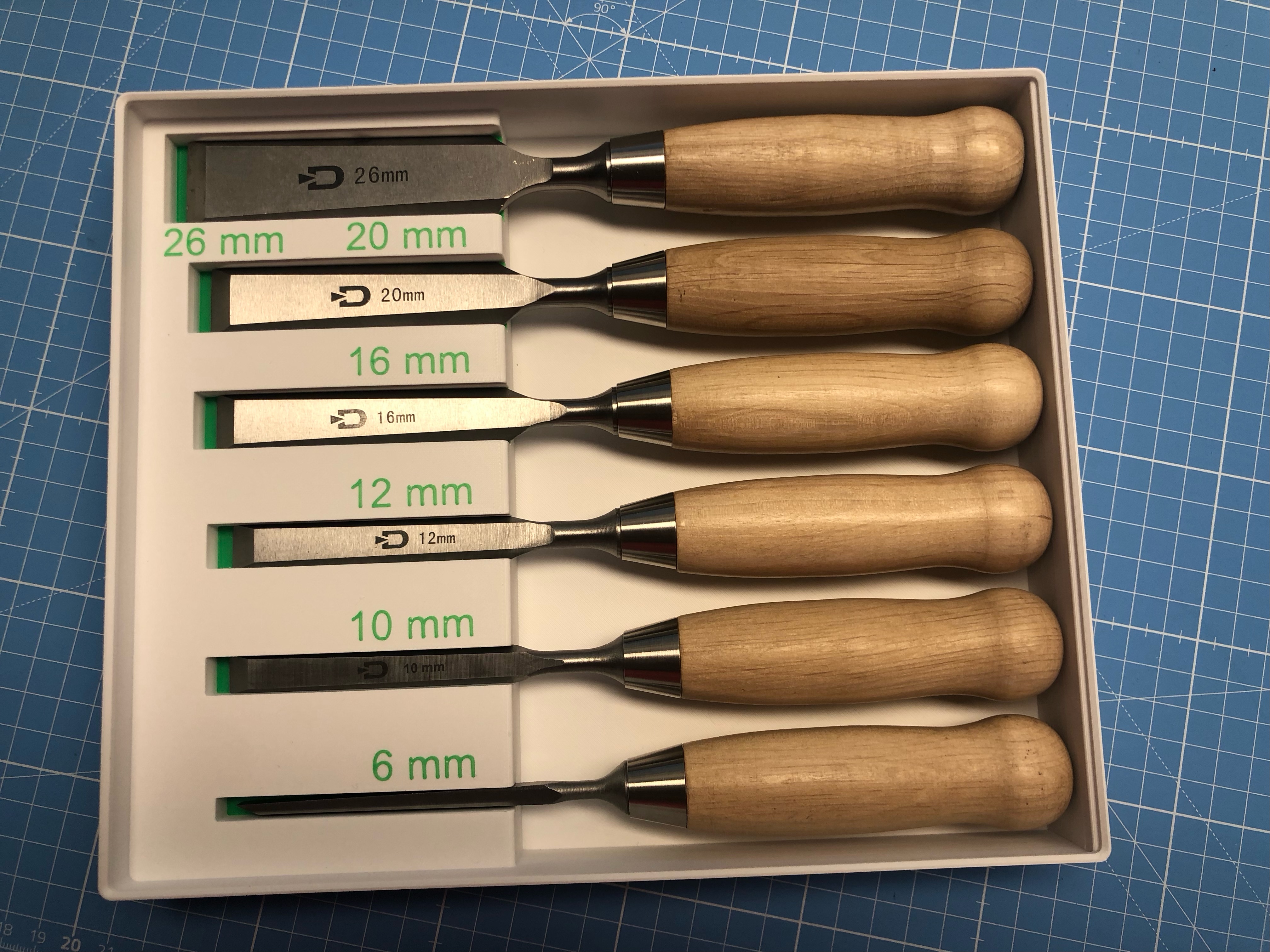 Chisel storage for Festool Sortainer drawer