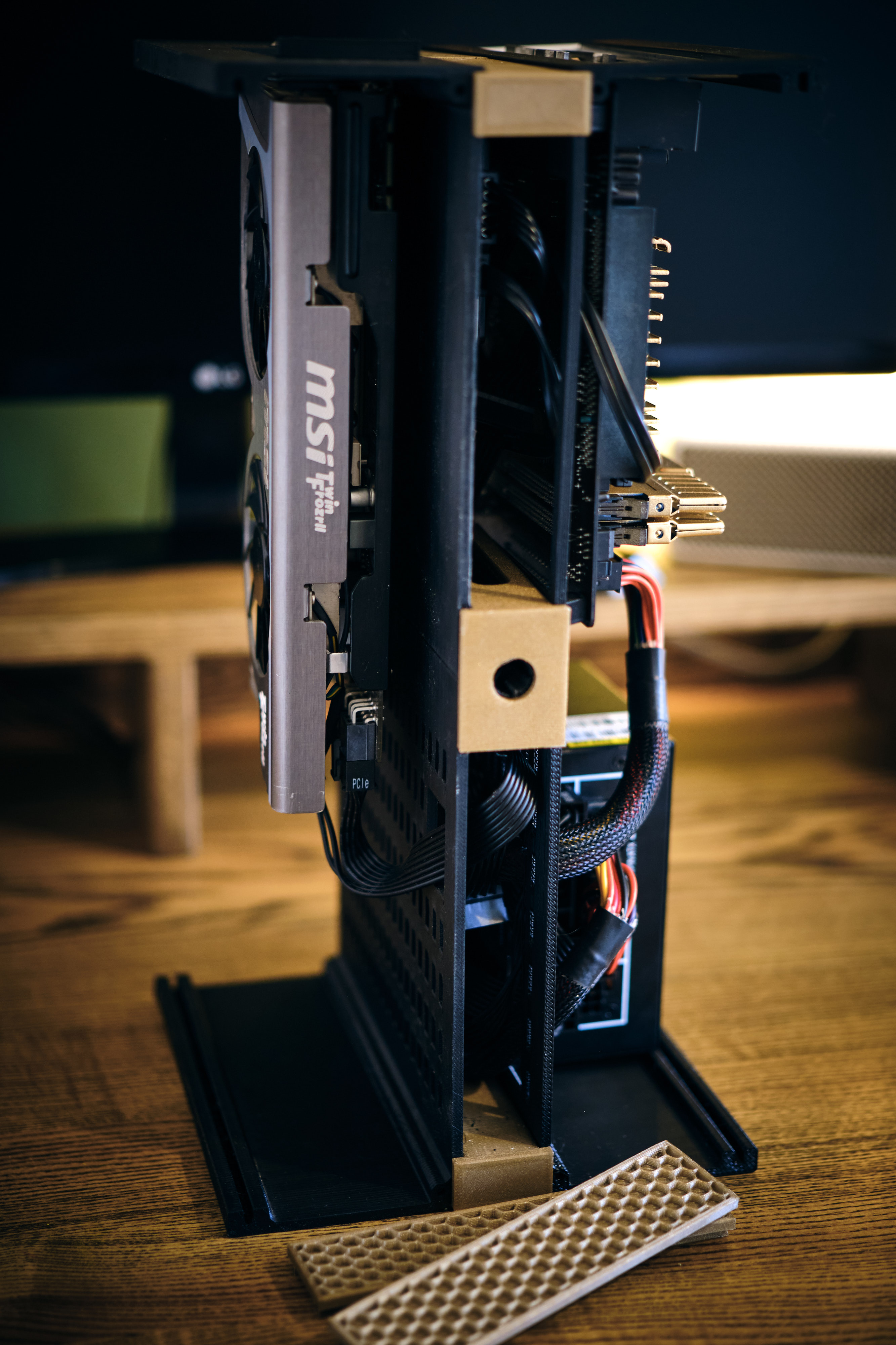 Mini ITX Open Frame Desktop PC Case — miniatura 3