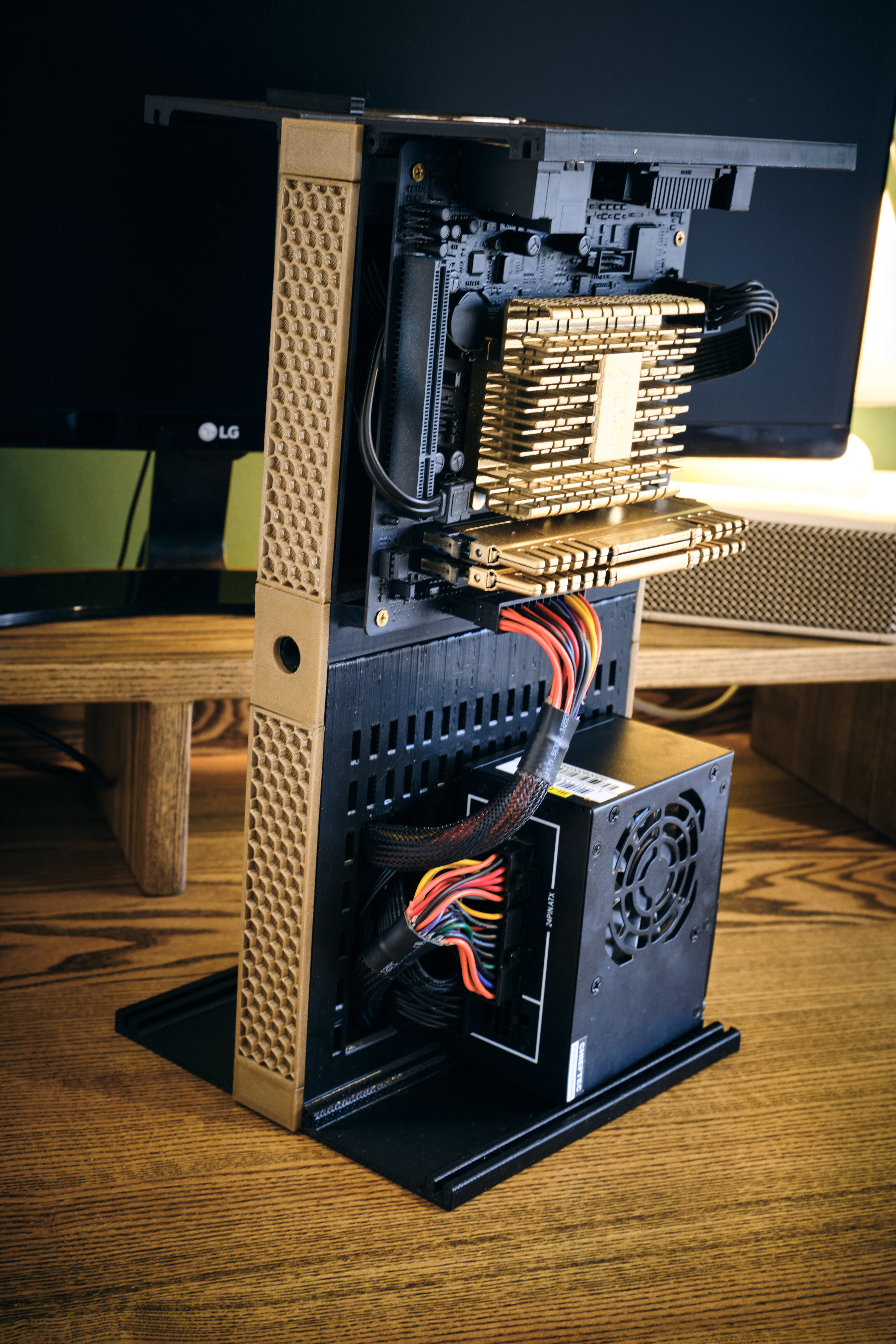 Mini ITX Open Frame Desktop PC Case — miniatura 16