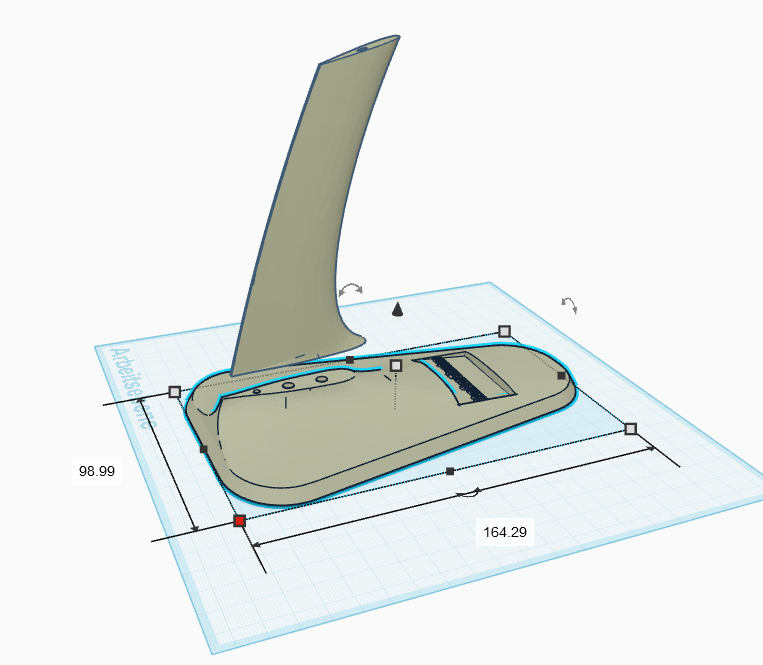 Modell Aircraft Stand 2 parts for easy printing