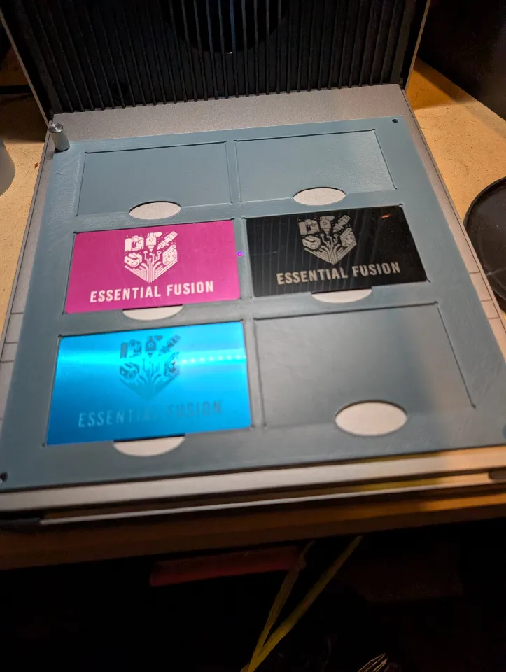 xTool F1 Ultra / F2 Ultra / F2 Ultra UV Business Card Jig by