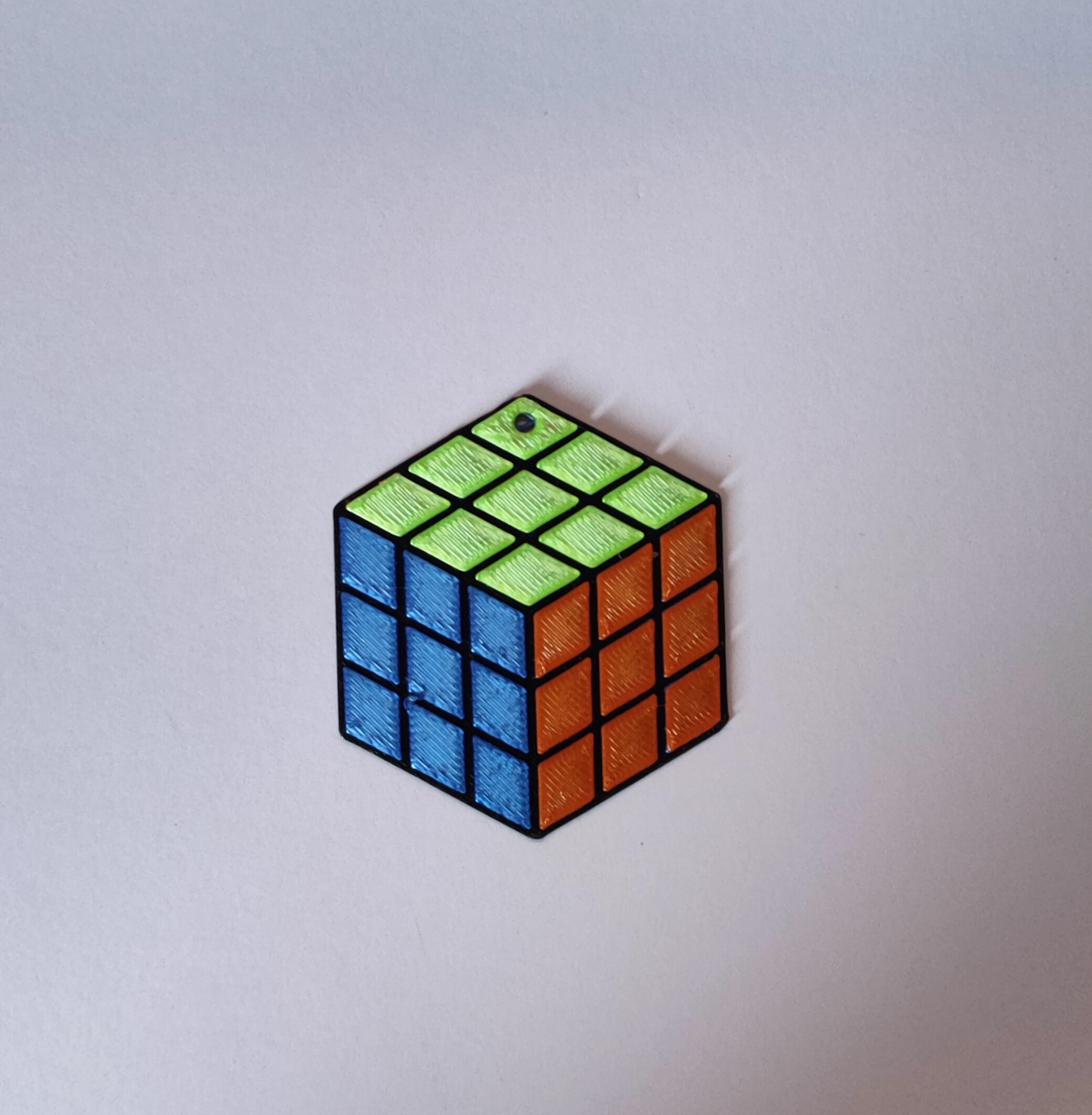 Miniatura 2 do modelo 3D Rubik's Cube Keychain