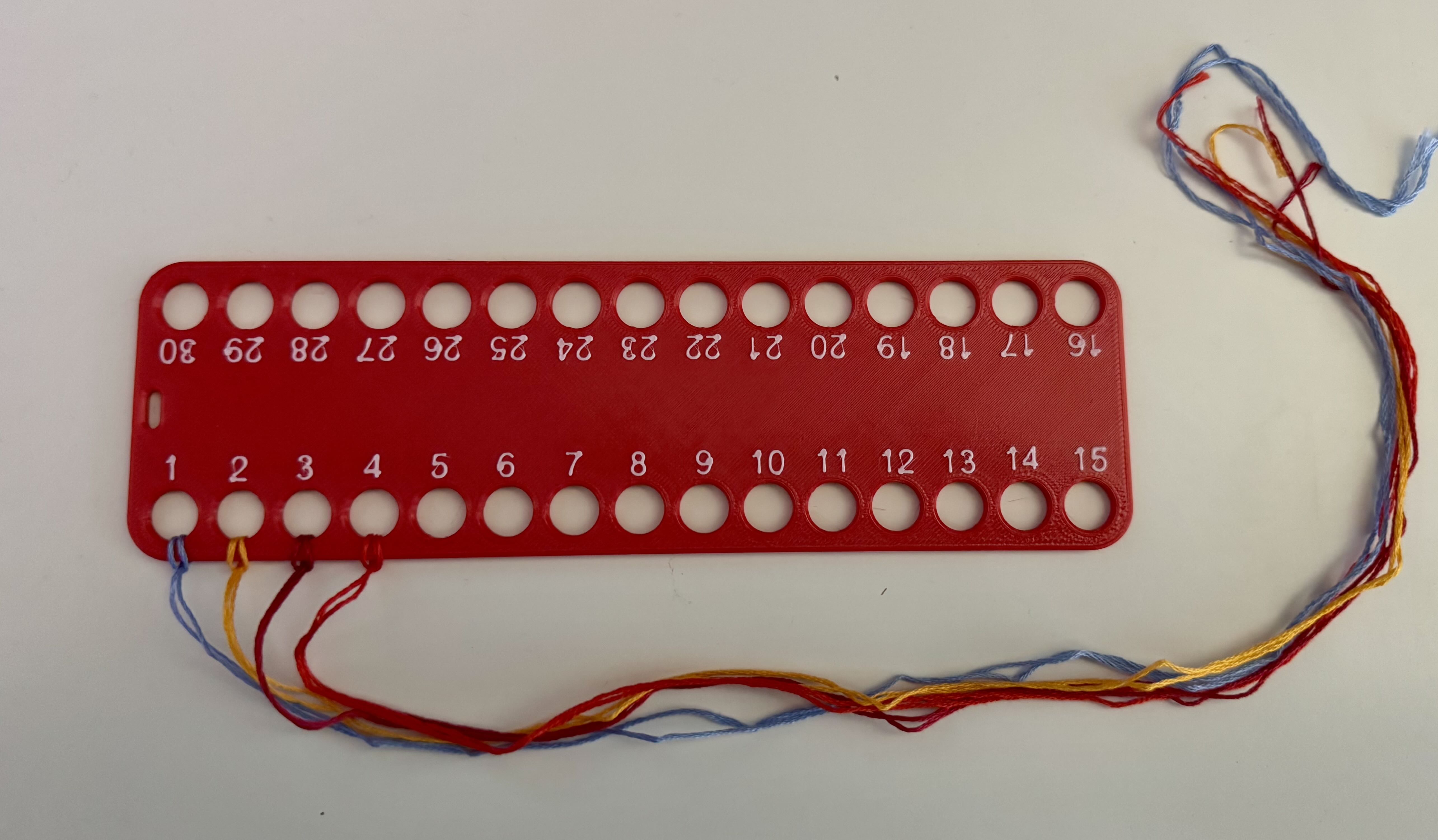 Floss organizer