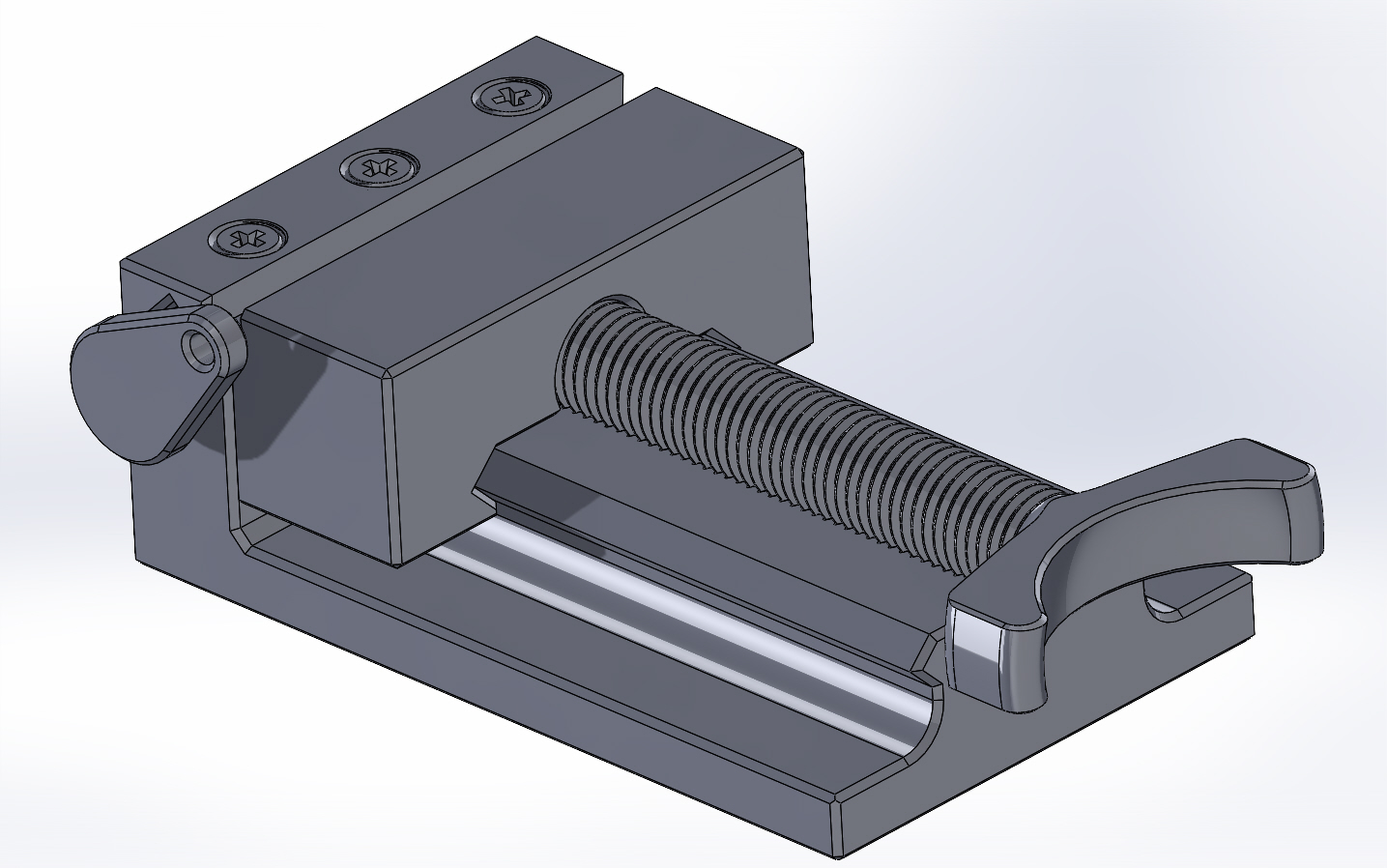 Miniatura 6 do modelo 3D Small Machine Vise