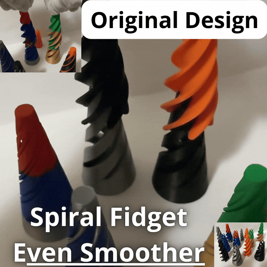 Spiral Fidget Even Smoother Original Design