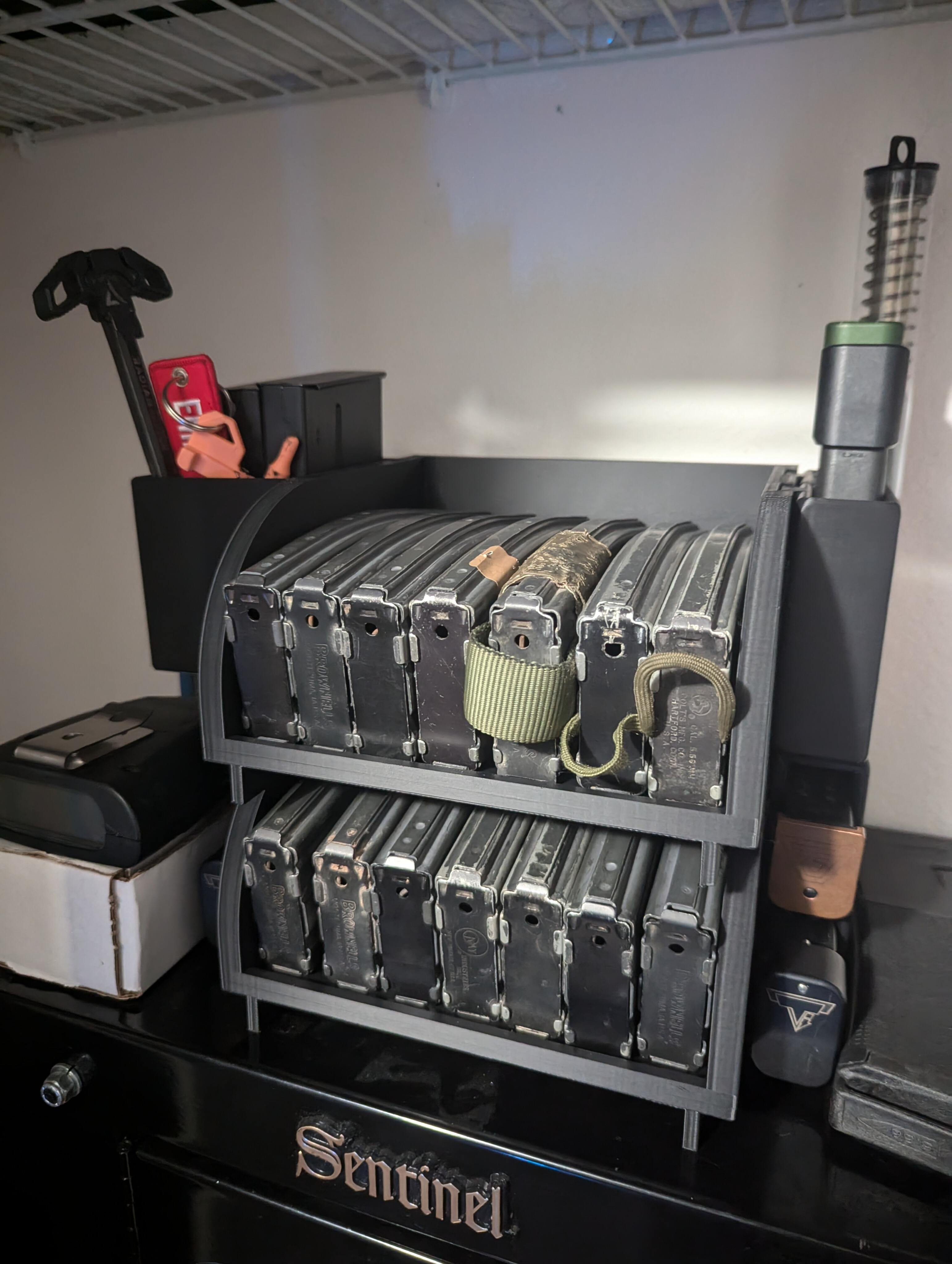 Stackable Modular AR-15 Magazine Tray
