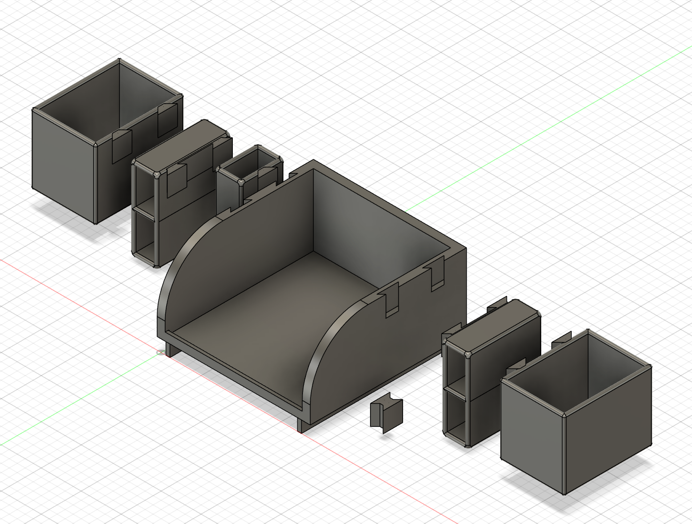 Miniatura 2 do modelo 3D Stackable Modular AR-15 Magazine Tray